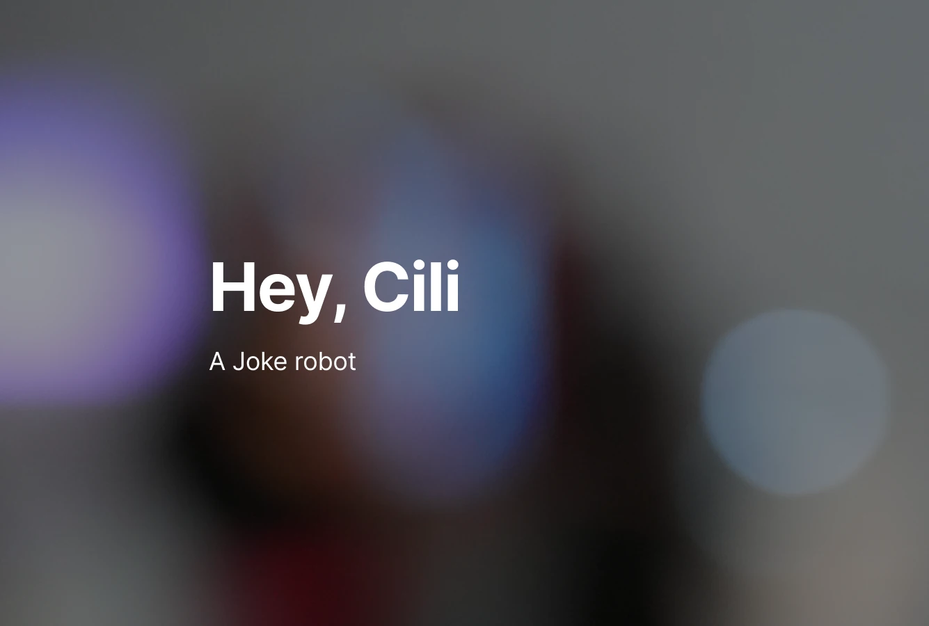 Hey, Cili