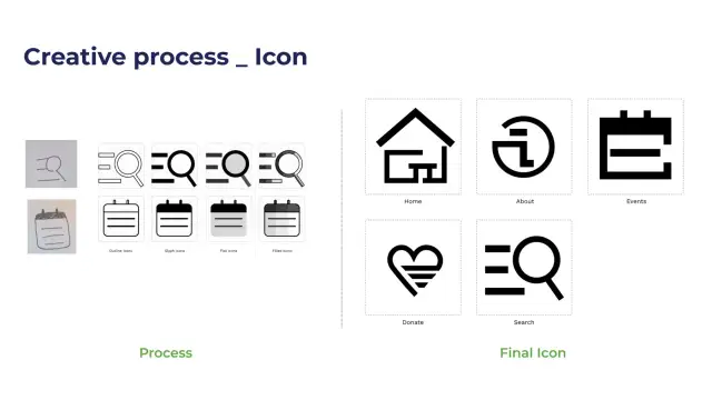 Eden Housing icon design process