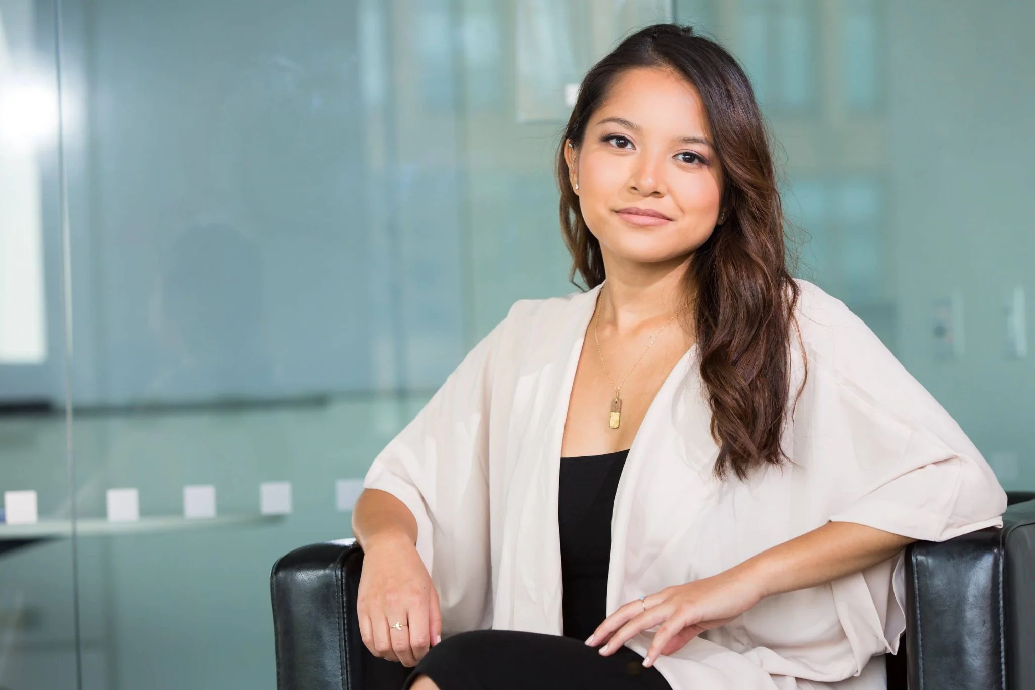 Lena, the remote-working persona used to frame the project