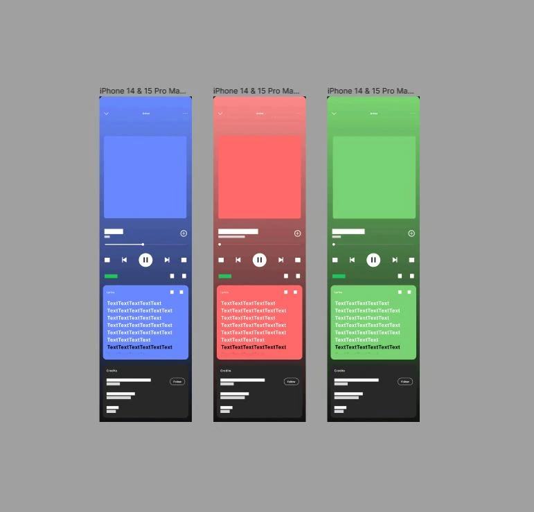 Spotify color explorations