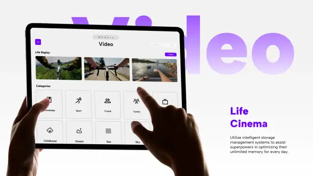 Eidetic Memory video library interface